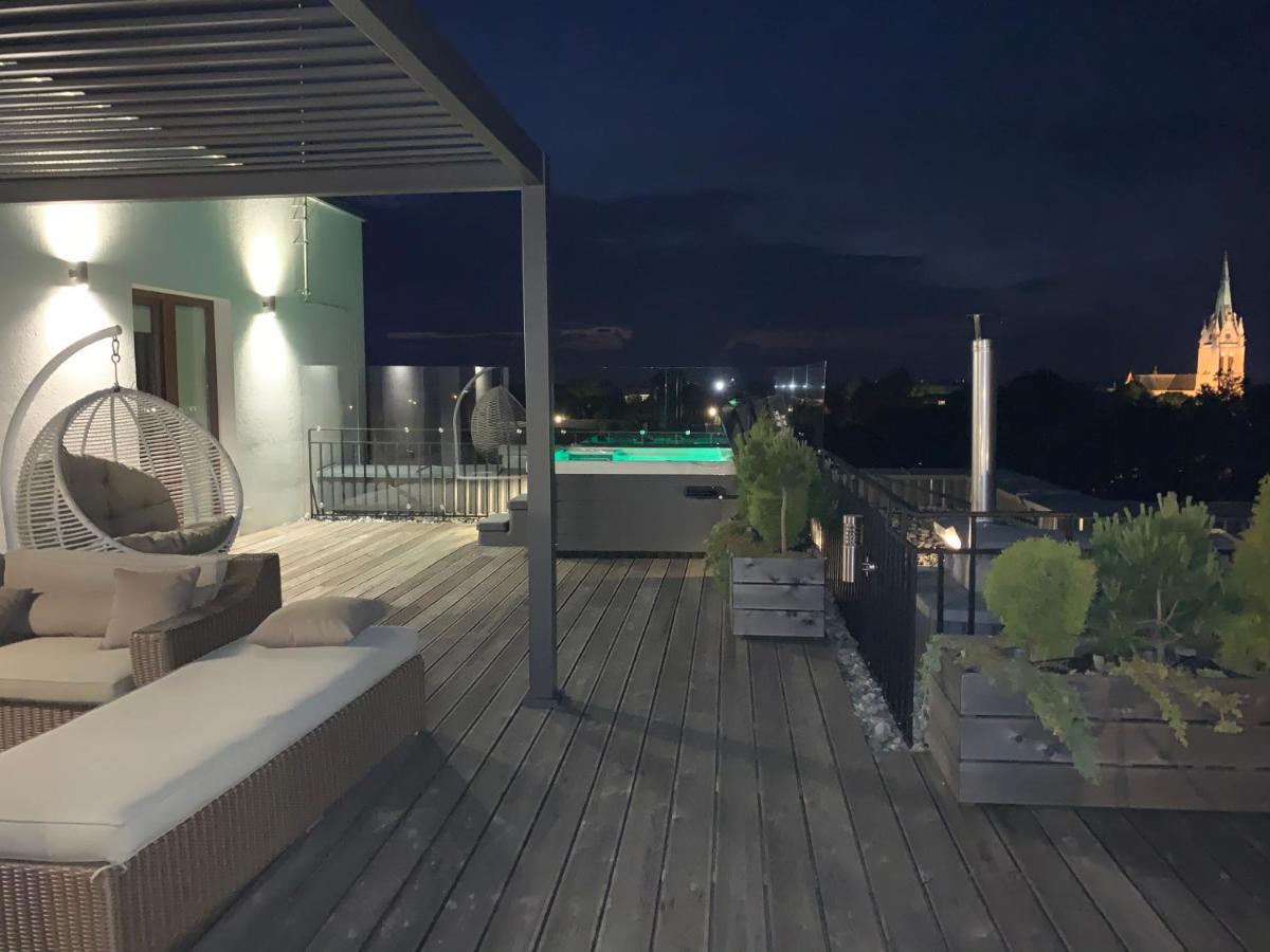Ferienwohnung Sea View Penthouse Terrace Palanga Old Town Exterior foto