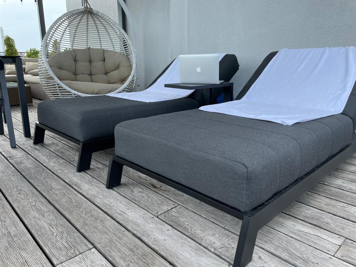 Ferienwohnung Sea View Penthouse Terrace Palanga Old Town Exterior foto