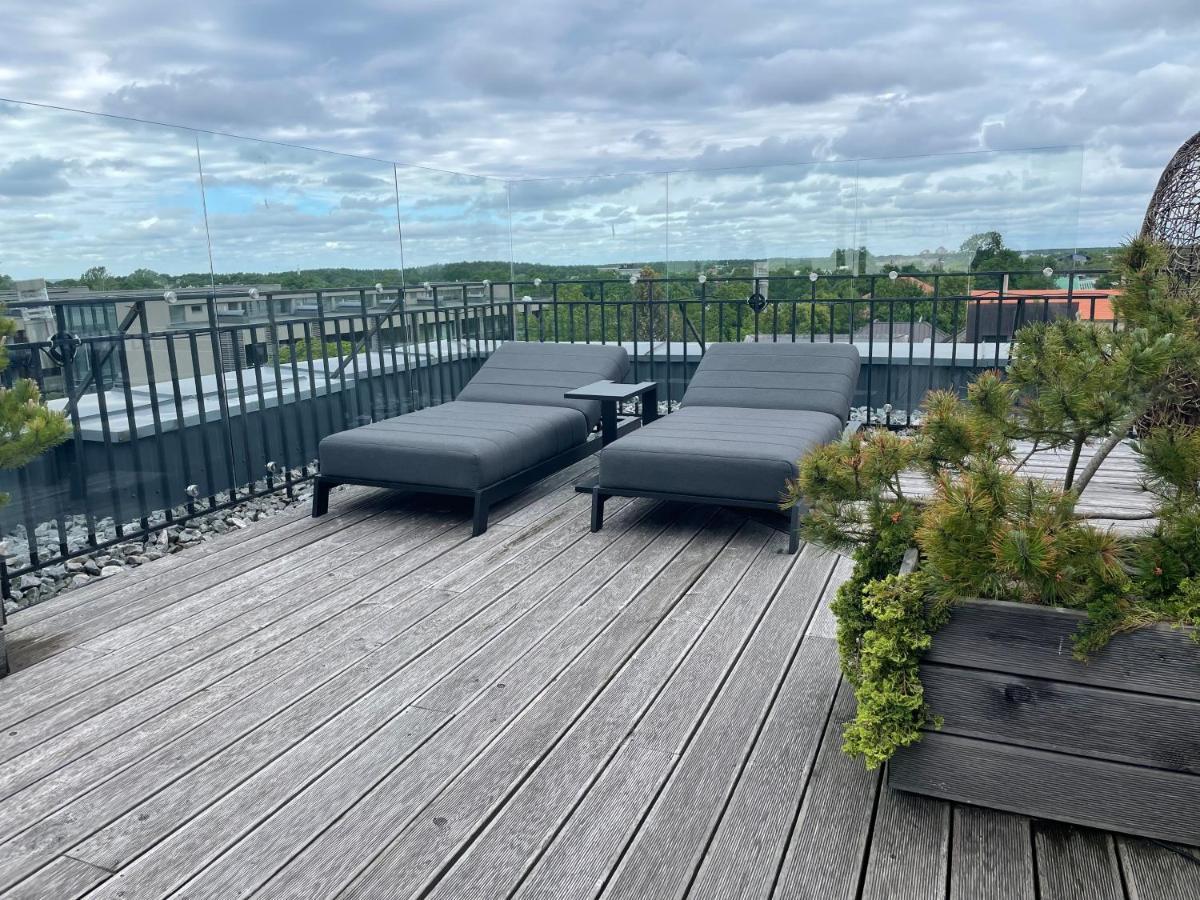 Ferienwohnung Sea View Penthouse Terrace Palanga Old Town Exterior foto