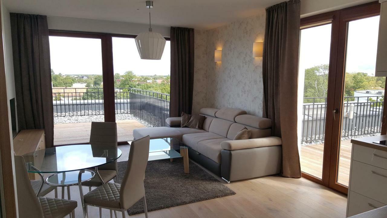 Ferienwohnung Sea View Penthouse Terrace Palanga Old Town Exterior foto