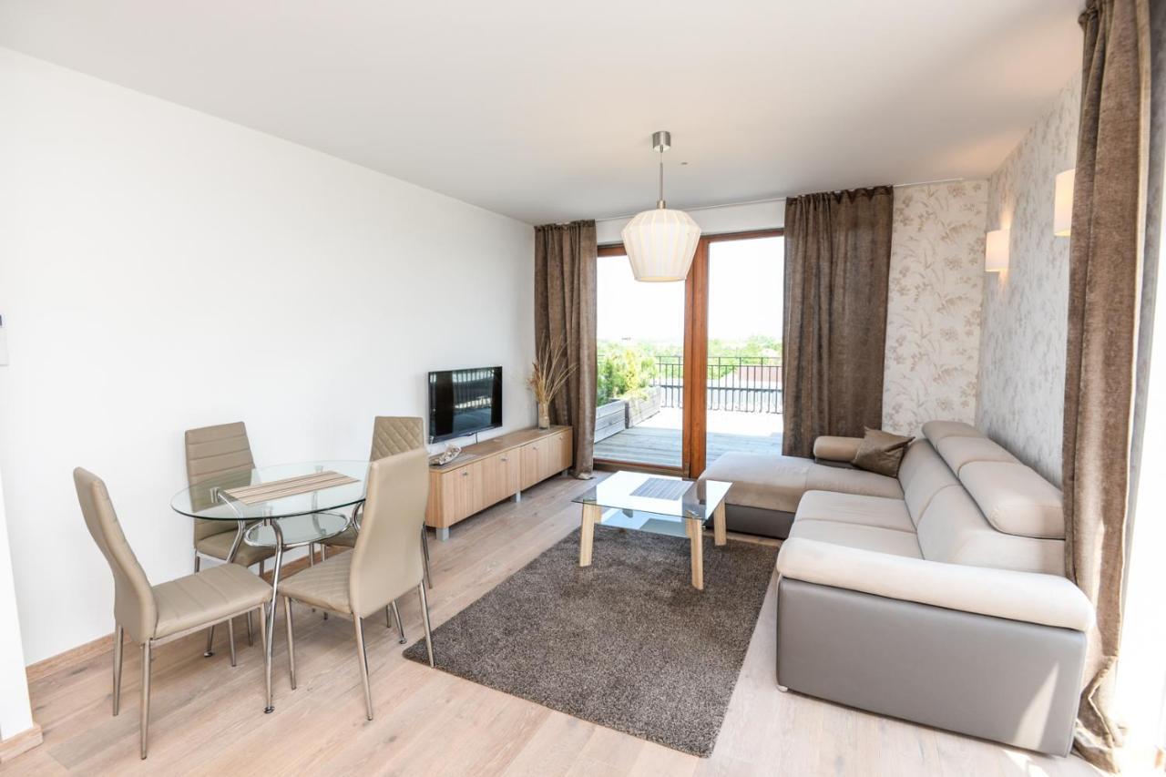 Ferienwohnung Sea View Penthouse Terrace Palanga Old Town Exterior foto